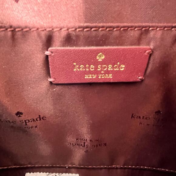 Kate Spade New York Harlow Crossbody in Deep Berry - Picture 4 of 6